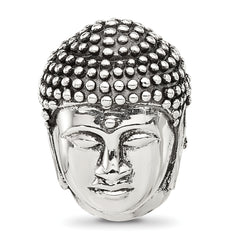 Sterling Silver Reflections Buddha Head Hinged Bead