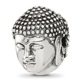 Sterling Silver Reflections Buddha Head Hinged Bead