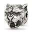 Sterling Silver Reflections Antiqued Panther Head Hinged Bead