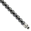 Reflection Beads Sterling Silver 8mm Hematite Beaded Bracelet, 8.5 Inch - Sophia Jewelers