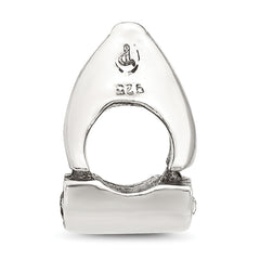 Sterling Silver Reflections Crystal Sailboat Bead