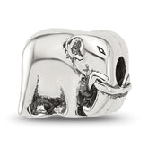 Sterling Silver Reflections Elephant Clip Bead