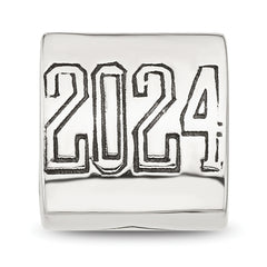 Sterling Silver Reflections Grad 2024 Cap Trilogy Bead