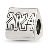 Sterling Silver Reflections Grad 2024 Cap Trilogy Bead