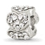 Sterling Silver Reflections Clear Crystal Hearts Bead