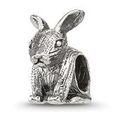 Sterling Silver Reflections Antiqued Bunny Bead