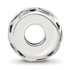 Sterling Silver Reflections Design Spacer Bead
