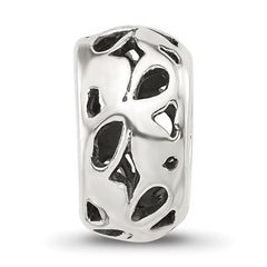 Sterling Silver Reflections Design Spacer Bead