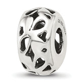 Sterling Silver Reflections Design Spacer Bead