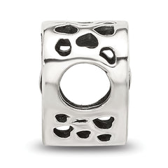 Sterling Silver Reflections Woven Heart Bead