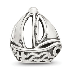 Sterling Silver Reflections Sailboat Bead