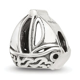 Sterling Silver Reflections Sailboat Bead