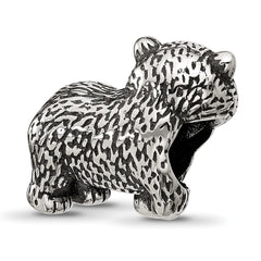 Sterling Silver Reflections Antiqued Bear Bead