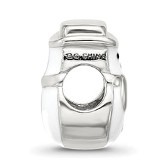 Sterling Silver Reflections Kids Enamel Snowman With Hat Bead