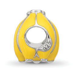 Sterling Silver Reflections Kids Enamel Banana Bunch Bead