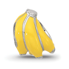 Sterling Silver Reflections Kids Enamel Banana Bunch Bead
