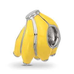 Sterling Silver Reflections Kids Enamel Banana Bunch Bead