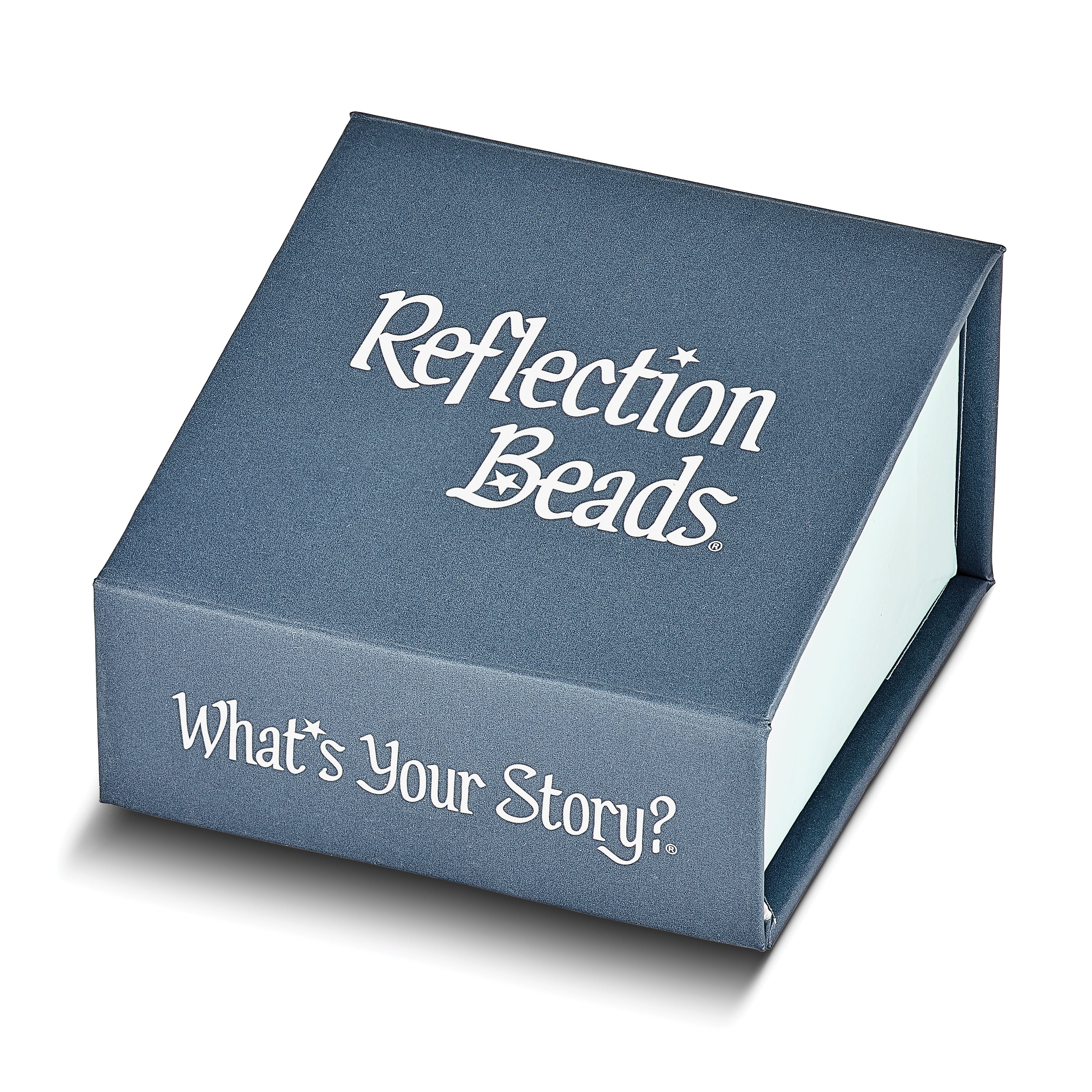 Set of (12) Reflection Beads Flip Boxes with Magnet Closure