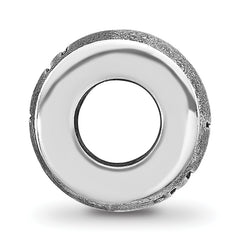 Sterling Silver Reflections Oxidized Personalized Bead