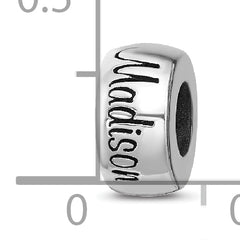 Sterling Silver Reflection Personalized Bead