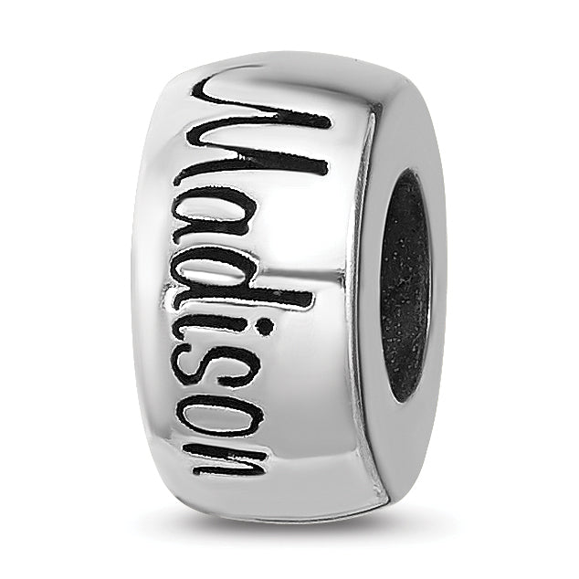 Sterling Silver Reflection Personalized Bead