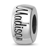Sterling Silver Reflection Personalized Bead