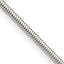 Sterling Silver Diamond-Cut Snake Chain Necklace 1.5mm
