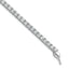 Sterling Shimmer Sterling Silver Rhodium-plated 3.5mm CZ 48 Stone 7 inch Bracelet - Sophia Jewelers