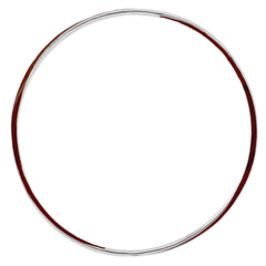 Sterling Silver Stackable Expressions Twisted Brown Enamel Bangle