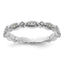 Sterling Silver Stackable Expressions Diamond Ring