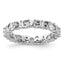 Sterling Silver Stackable Expressions Created White Sapphire Ring