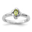 Sterling Silver Stackable Expressions Peridot Ring