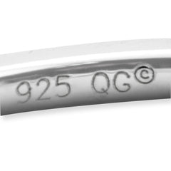 Sterling Silver Stackable Expressions Brown Enameled 1.5mm Ring