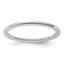 Sterling Silver Stackable Expressions Rhodium Polished Ring