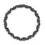Blk-Plated Large Chain Black-Plated Slide in Sterling Silver, Textured - Sophia Jewelers