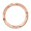 Sterling Silver Stackable Expressions Rose-tone Large Polished Chain Slide