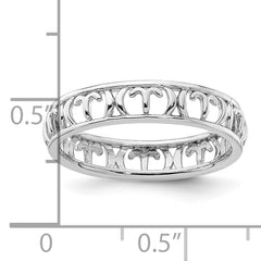 Sterling Silver Stackable Expressions Aries Zodiac Ring