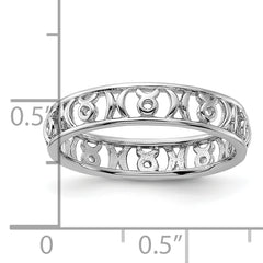 Sterling Silver Stackable Expressions Taurus Zodiac Ring