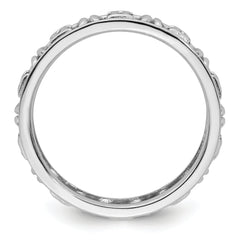 Sterling Silver Stackable Expressions Gemini Zodiac Ring