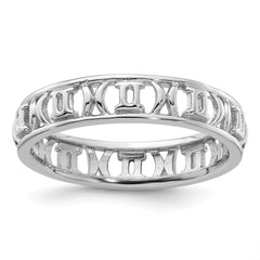 Sterling Silver Stackable Expressions Gemini Zodiac Ring