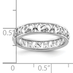 Sterling Silver Stackable Expressions Capricorn Zodiac Ring