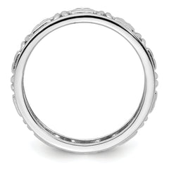 Sterling Silver Stackable Expressions Libra Zodiac Ring
