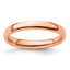 Sterling Silver Stackable Expressions Pink-plated Polished Ring