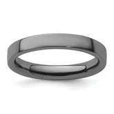Sterling Silver Stackable Expressions Black-plated Ring