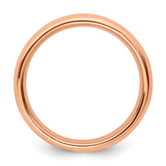 Sterling Silver Stackable Expressions Pink-plated Polished Ring