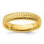 Twisted Stackable Ring in Gold-Plated Sterling Silver, 4.25mm - Sophia Jewelers