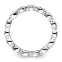 Sterling Silver Stackable Expressions Diamond Ring