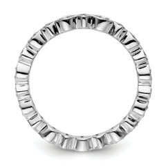 Sterling Silver Stackable Expressions Diamond Ring