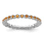 Sterling Silver Stackable Expressions Citrine Ring