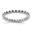 Sterling Silver Stackable Expressions Rhodolite Garnet Ring